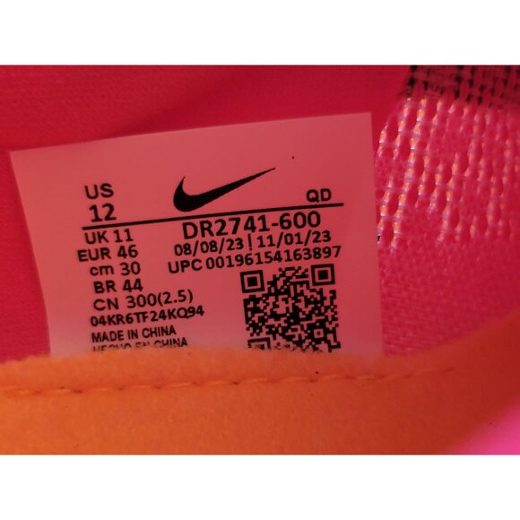 Nike Zoom Ja Fly 4‎ Hyper Pink Black Track Shoes DR2741 600 Mens Size 12 - Picture 8 of 10